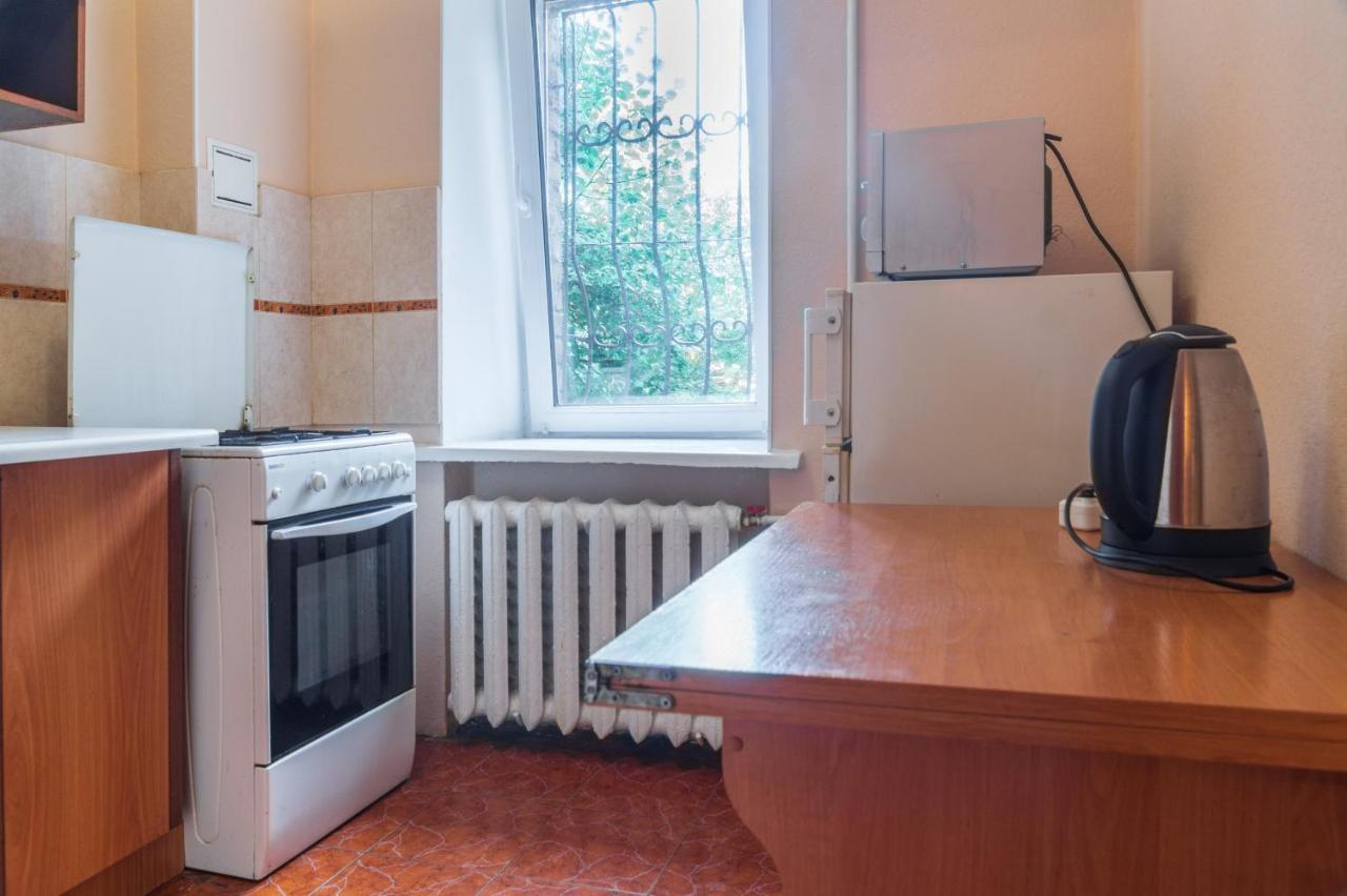1 Комнатная Квартира По Улице Предславинская, 12 Kiev Buitenkant foto