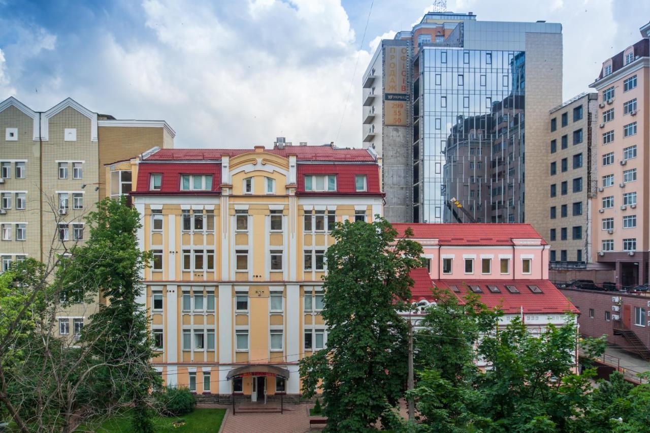 1 Комнатная Квартира По Улице Предславинская, 12 Kiev Buitenkant foto