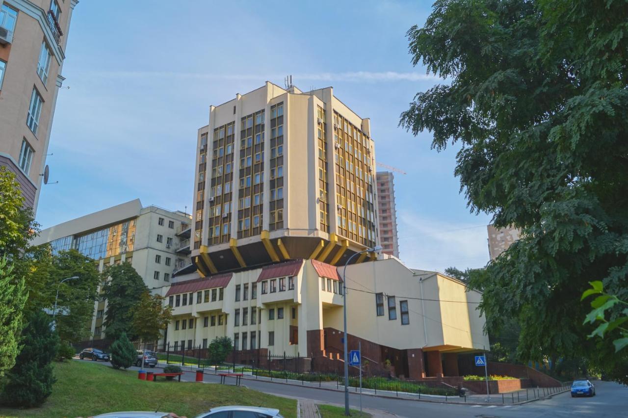 1 Комнатная Квартира По Улице Предславинская, 12 Kiev Buitenkant foto